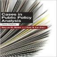 Cases in public policy analysis 3rd ed