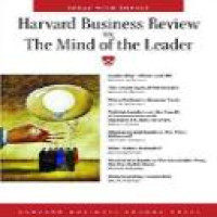 Harvard business review on the mind of the leader / Harvard business review