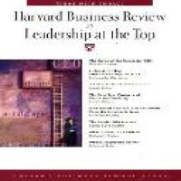 Harvard business review on leadership at the top