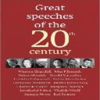 Great speeches of the 20th century / Emmeline Pankhurst ... [et al.] ; edited by Tom Clark