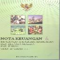 Nota keuangan dan anggaran pendapatan dan belanja negara perubahan : tahun anggaran 2010