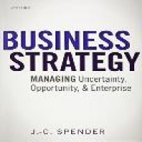 Business strategy : managing uncertainty, opportunity, and enterprise / J. C. Spender