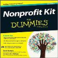 Nonprofit kit for dummies / by Stan Hutton and Frances N. Phillips