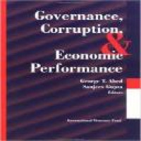 Governance, corruption & economic performance