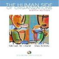 The Human side of organizations 8th ed