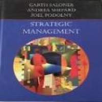 Strategic management / Garth Saloner, Andrea Shepard, Joel Podolny