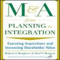 M&A from planning to integration : executing acquisitions and increasing shareholder value / Robert J. Borghese, Paul F. Borgese