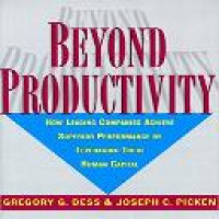 Beyond productivity : how leading companies achieve superior performance by leveraging their human capital / Gregory G. Dess and Joseph C. Picken