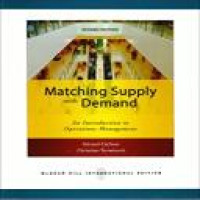 Matching supply with demand : an introduction to operations management