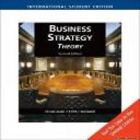 Business strategy : theory and cases / Robert E. Hoskisson, Michael A. Hitt, R. Duane Ireland