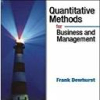 Quantitative methods for business and management