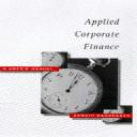 Applied corporate finance : a user's manual / Aswath Damodaran