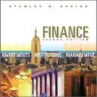 Finance : investments, institutions, and management 2nd ed