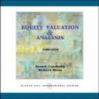 Equity valuation and analysis with eVal / Russell Lundholm, Richard Sloan