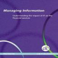 Managing information : understanding the impact of IT on the financial services / Phil Fawcett