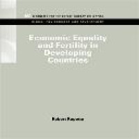 Economic equality and fertility in developing countries / Robert Repetto