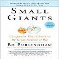 Small giants : companies that choose to be great instead of big / Bo Burlingham