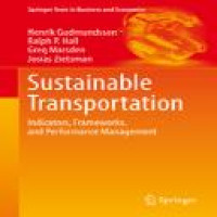 Sustainable transportation : indicators, frameworks, and performance management