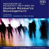 Handbook of research methods on human resource development