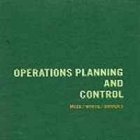 Operations planning and control