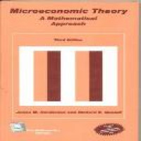 Microeconomic theory an mathematical approach James M. Henderson and Ricahard E. Quandt