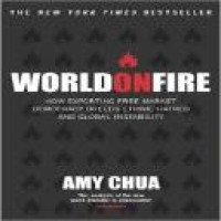 World on fire : how exporting free market democraticy breeds ethic hatred and global instability by Amy Chua