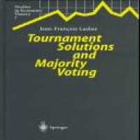 Tournament solutions and majority voting