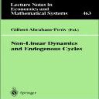 Non-linear dynamics and endogenous cycles