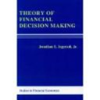 Theory of financial decision making