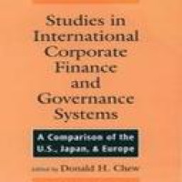 Studies in international corporate finance and governance systems : a comparison of the U.S., Japan, and Europe