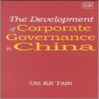 The development of corporate governance in China